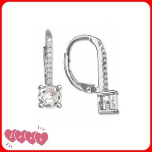 Giani Bernini Cubic Zirconia Drop Earrings for Valentine's Day